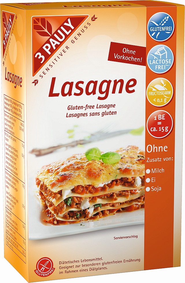 Bezglutenowy makaron lasagne