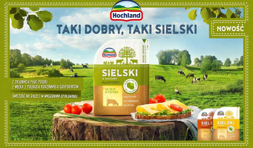 Hochland Ser żółty Sielski Klasyczny, Śmietankowy, Wyrazisty